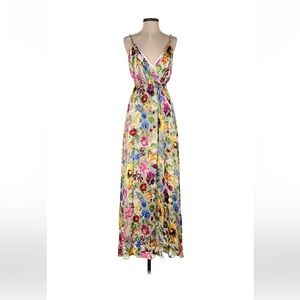 Alice + Olivia Samantha Floral Surplice Dress Size 2